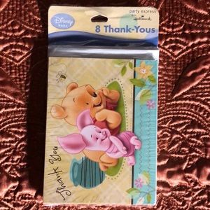 Disney Baby Winnie Pooh Thank You Hallmark Party